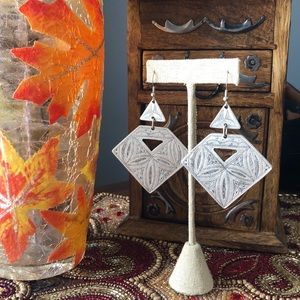 Silver Statement Earrings